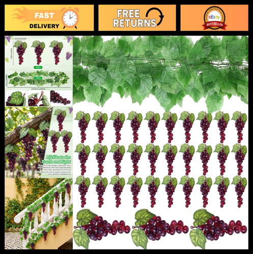 Pack faux grapes vines - pack,