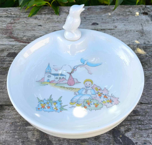 Vintage ancienne assiette - , à