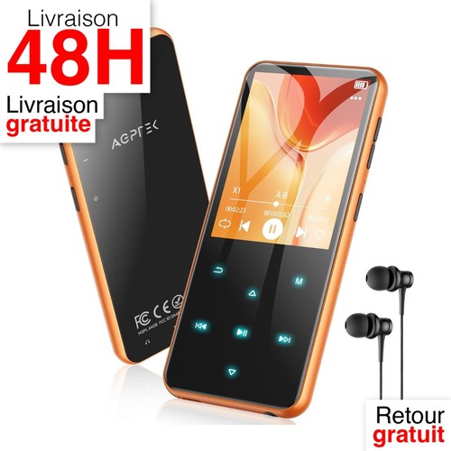 Agptek lecteur mp3 bluetooth - lecteur,