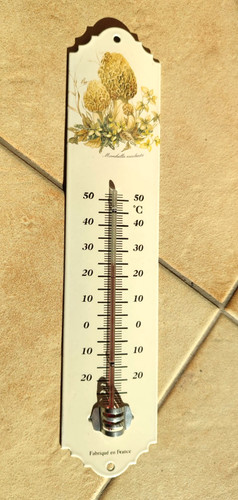 Thermomètre émaillé 30cm