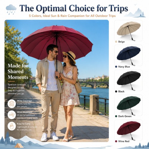 Portable folding parasol - folding,