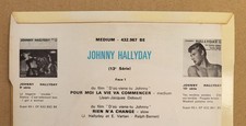 D-Johnny Hallyday  Pour Moi La...EP 1963 ULTRA RARE Rabats OBLIQUES Décrochement