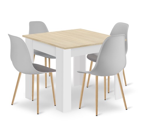Ensemble table 80x80 - table,