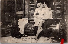 *61557 cpa autour des Lits