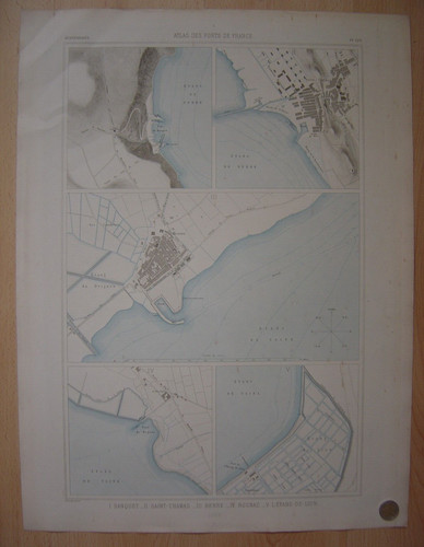 Carte 1893 plan des ports - de,