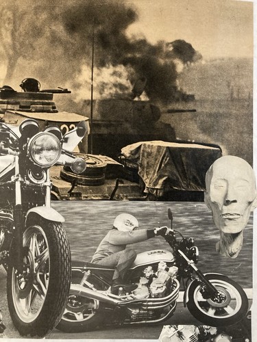 Beau collage 1980 moto - 1980, mort