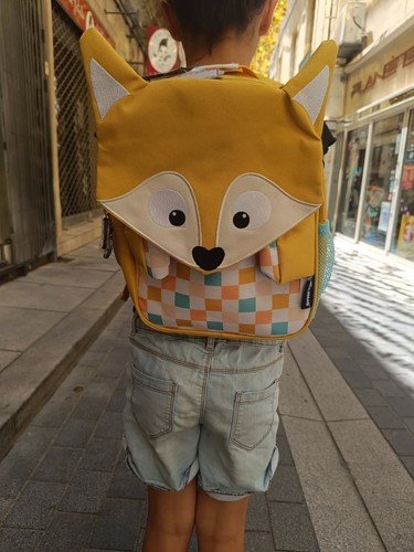 Sac dos enfants renard - dos, les