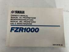 Yamaha FZR1000 exup UK owners manual