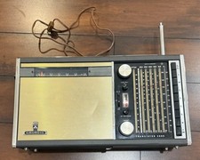 Grundig Satellit Transistor 5000 Vintage Shortwave Radio Works Perfectly