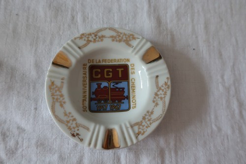 Cendrier cgt sncf 1917 - cgt,