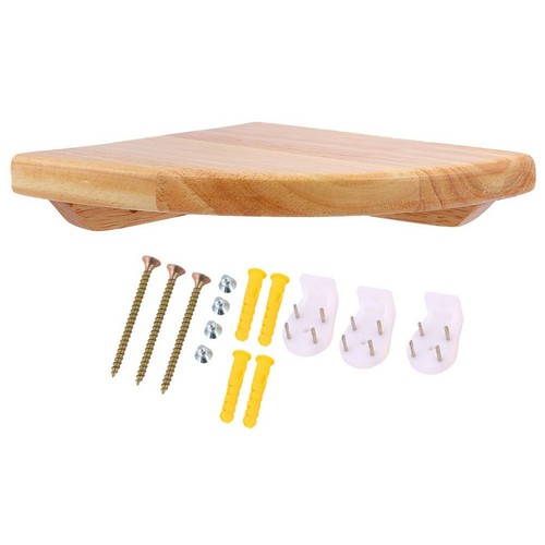 Wall mounted wooden corner - mounted,