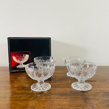 Bel ensemble de 4 coupes à dessert en cristal Cristal d'Arques Longchamp