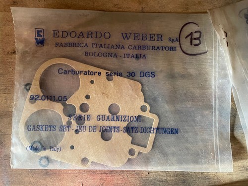 Pochette joint carburateur