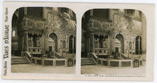 Stereo, Italy, Rome, St. John Lateran, Confession and Canopy Vintage Ster