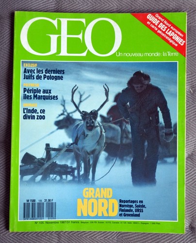 Magazine géo 105 - n°,