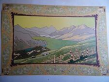 RARE CHROMOLITHO PAYSAGE