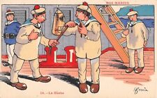 Old postcard illustrator / H.Gervese / La Meche