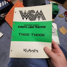 Kubota T1400 T1400H Lawn Tractor Workshop Manual