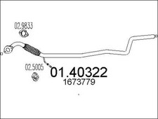 TUYAU D'éCHAPPEMENT FORD