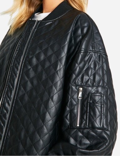 Blouson bomber oversize simili - blouson,