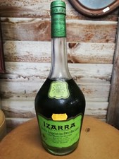 Bouteille Ancienne Izarra vert /bayonne/côte Basque /Old liquor/old Bottle 