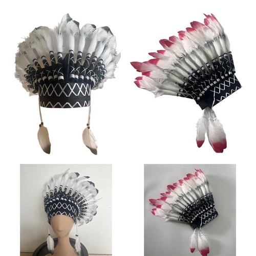 Coiffe plumes chapeau - coiffe, de