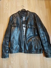 homme blouson moto cuir noir