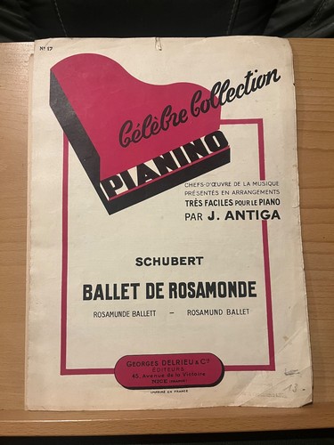 Schubert ballet rosamonde - schubert,