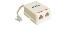 X Filtre ADSL Rj11 Splitter Téléphone Fax Linq fx-468da