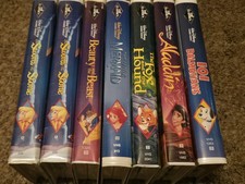 VHS Walt Disney Black Diamond Classics RARE Lot Of 6 Movies