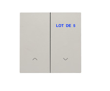 NIKO 102-31006 Set de finition pour interrupteur pour volet   - LOT de  5