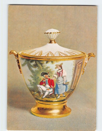 Postcard sucrier porcelaine - postcard,