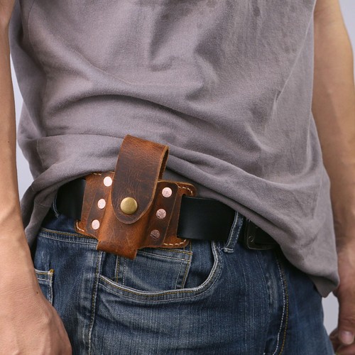 Leather sheath for leatherman - sheath,