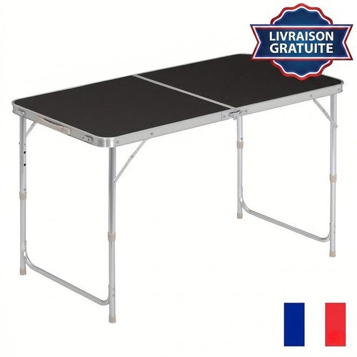 Table camping pliante - pliante, 120cm