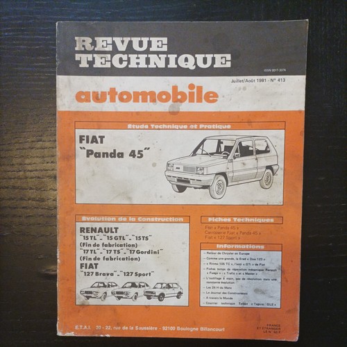 Revue technique fiat panda - panda, 45