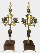 paire chandeliers candélabres