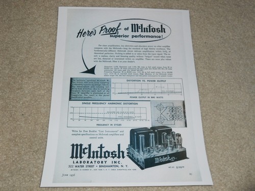 Mcintosh tube ampliifer - mcintosh, mc-60