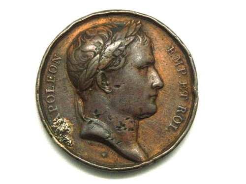 Médaille bronze napoléon - en,