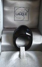 Bague Lalique Cabochon Noire