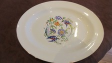 Plat ovale en porcelaine de
