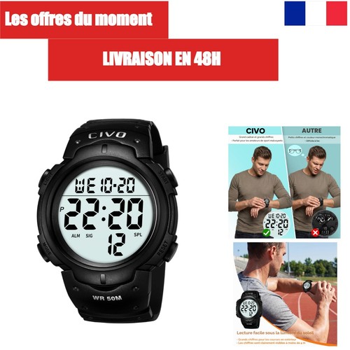 Montre Homme Sport Militaire