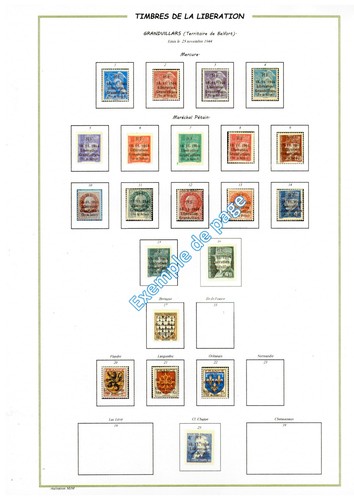 Album timbres imprimer - à,