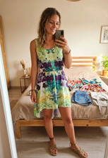 Robe fluide fleurie Mango