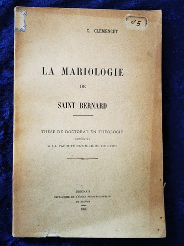 Mariologie saint bernard - mariologie, de