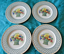 4 dessert plates Villeroy and Boch basketball model Ø21.5cm