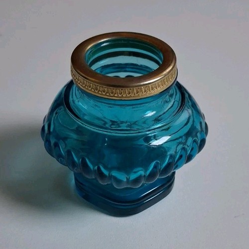 Vase décoratif verre - vase, bleu