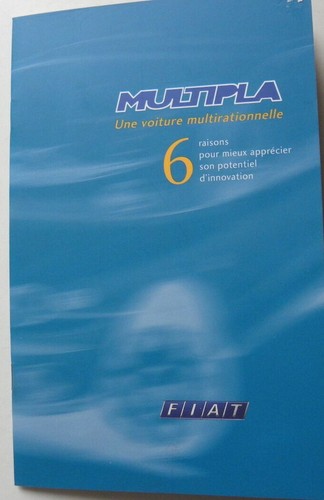 Brochure fiat multipla - fiat,