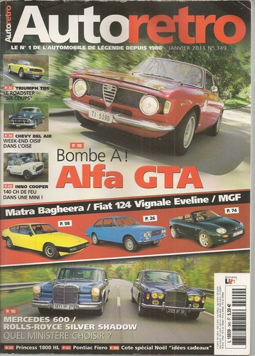 Auto retro 349 - giulia, gta