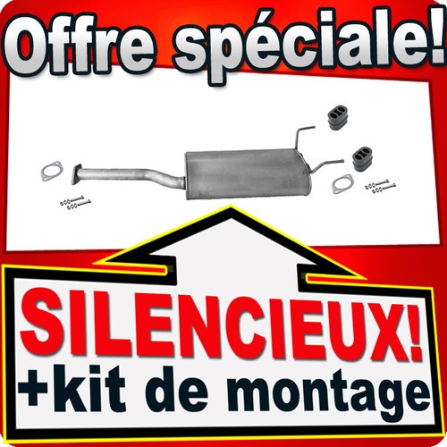 Silencieux intermédiaire pour - silencieux,