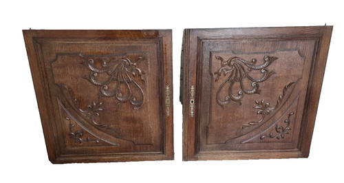 Paire portes bois - en,